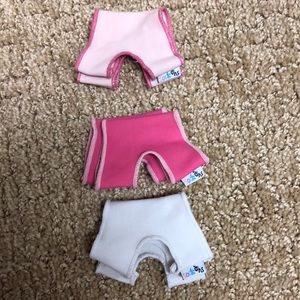 Sock-Ons 3 Pairs Baby Girl Size Small 0-6 Months